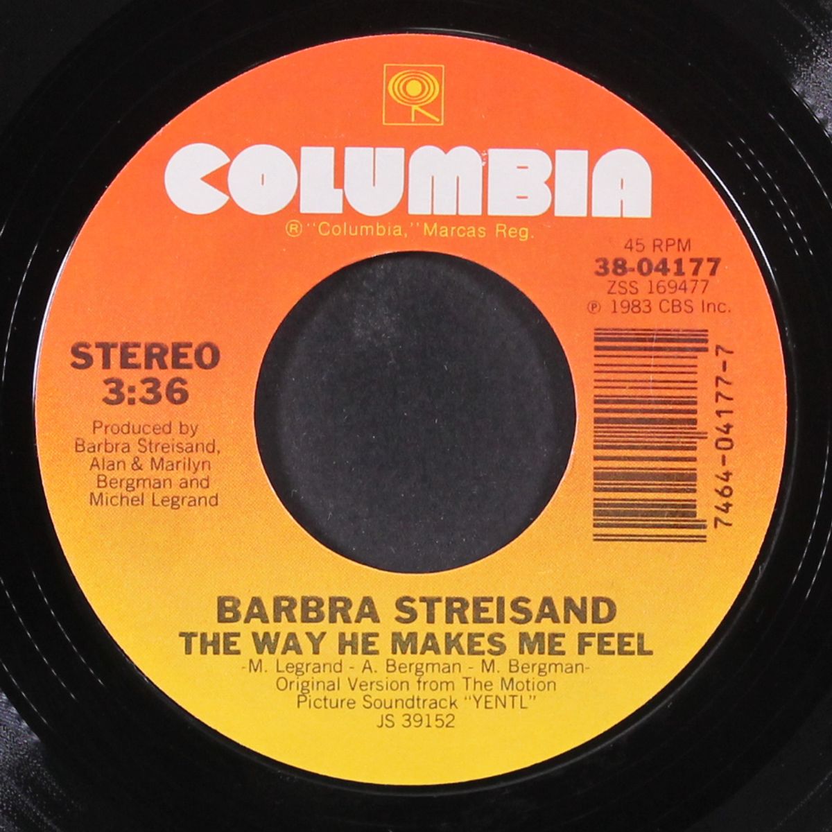 the way he makes me feel / short by BARBRA STREISAND