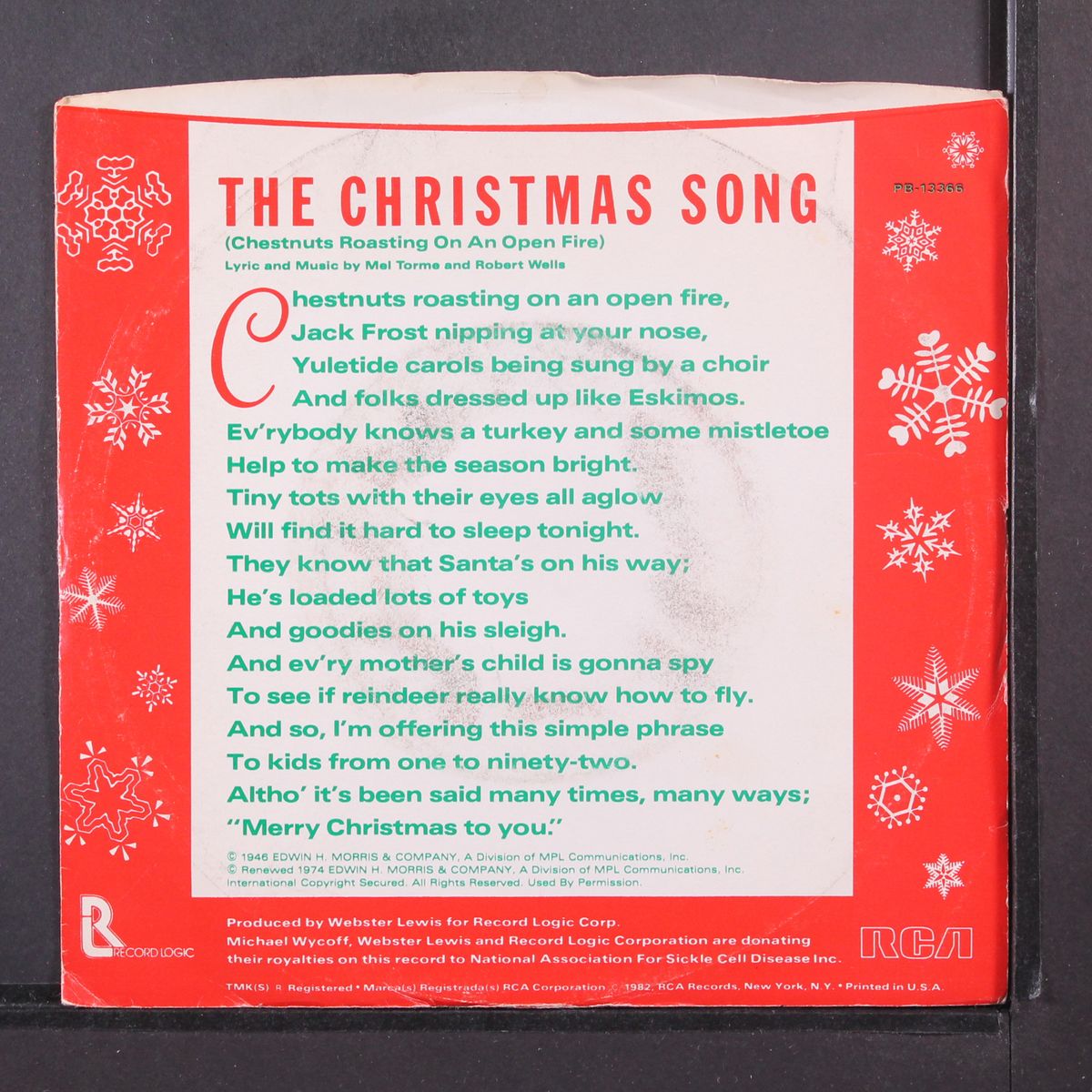 the christmas song / love is so easy by MICHAEL WYCOFF