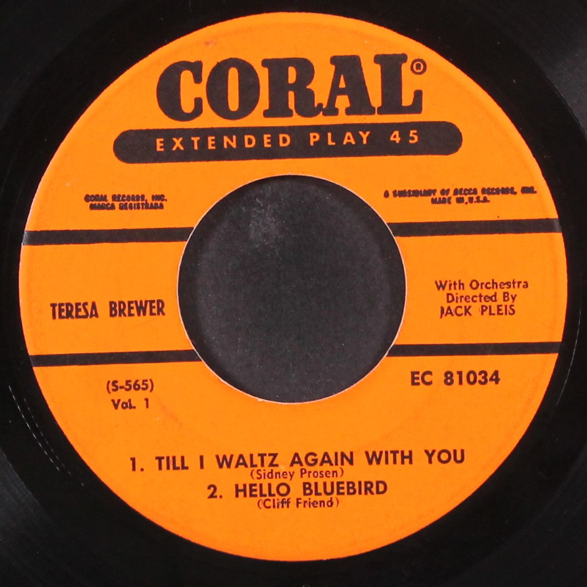 till i waltz again with you by TERESA BREWER