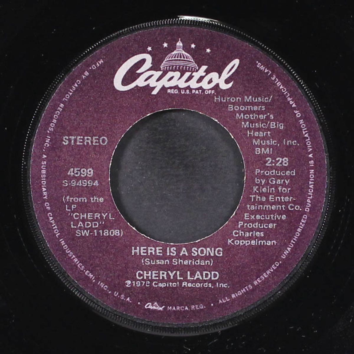 think it over by CHERYL LADD