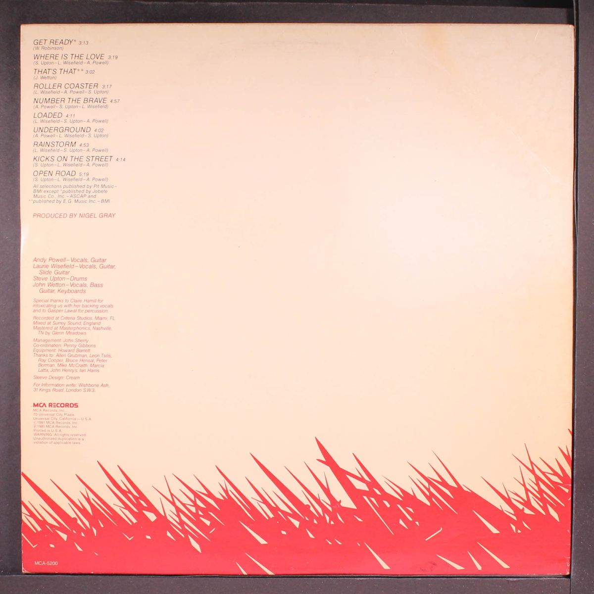 number the brave by WISHBONE ASH