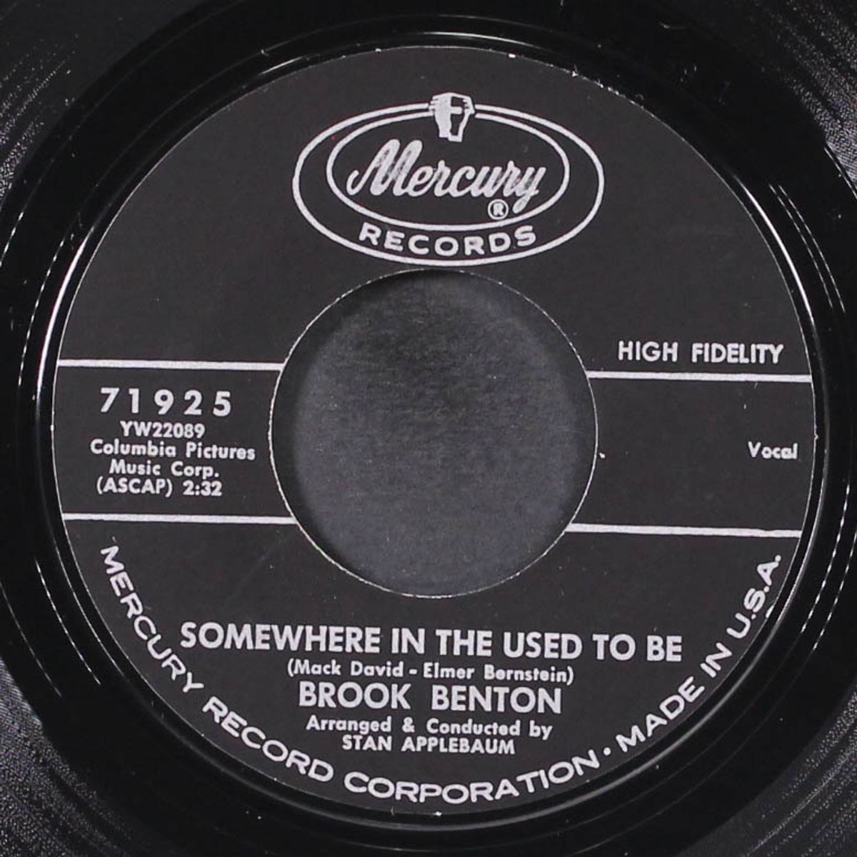 walk on the wild side / somewhere in the used to be by BROOK BENTON