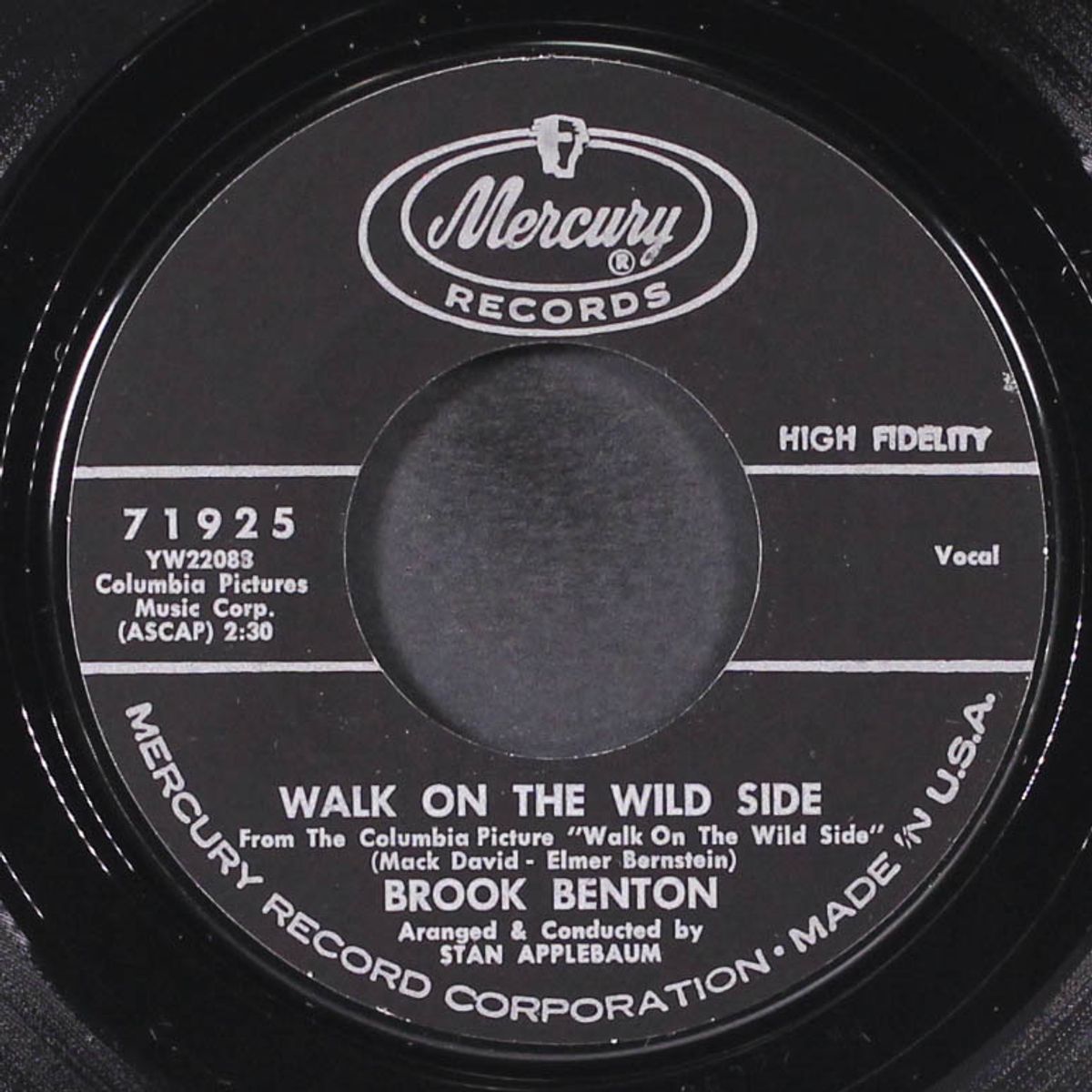 walk on the wild side / somewhere in the used to be by BROOK BENTON