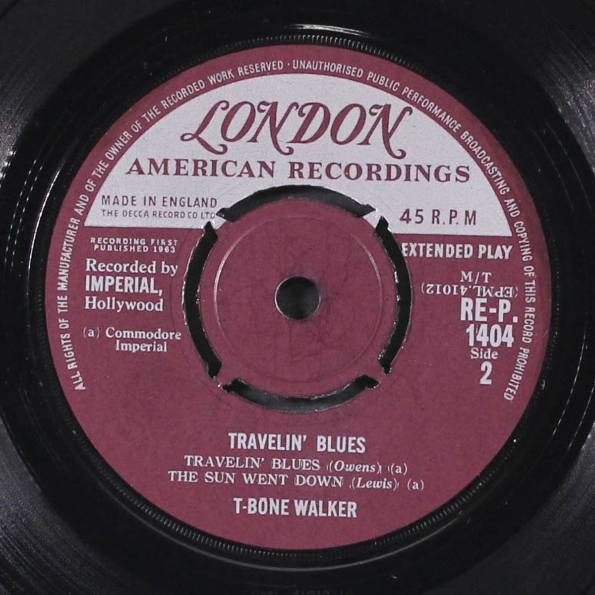 travelin' blues by T-BONE WALKER