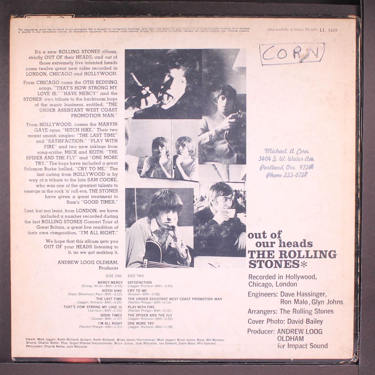 out of our heads by ROLLING STONES