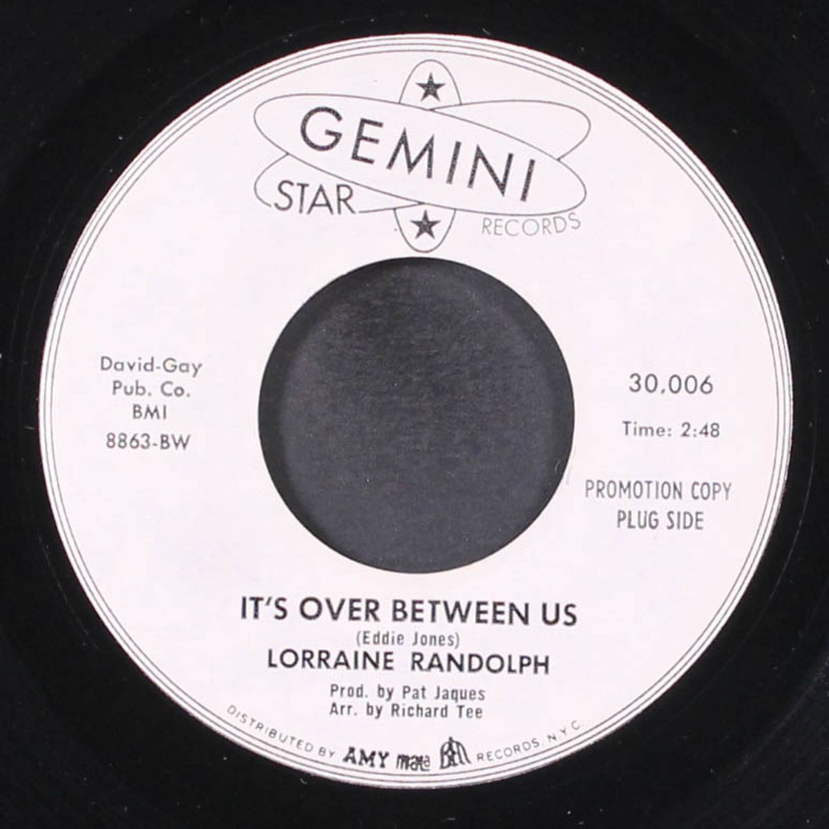 it's over between us / you're what i want by LORRAINE RANDOLPH