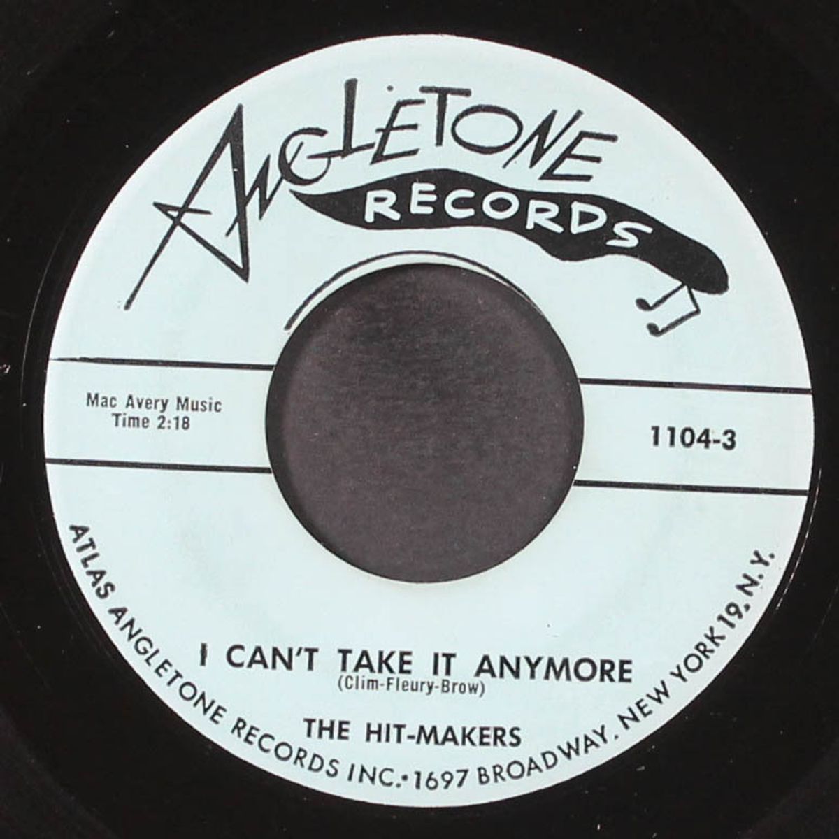 too cool / i can't take it anymore by HIT-MAKERS