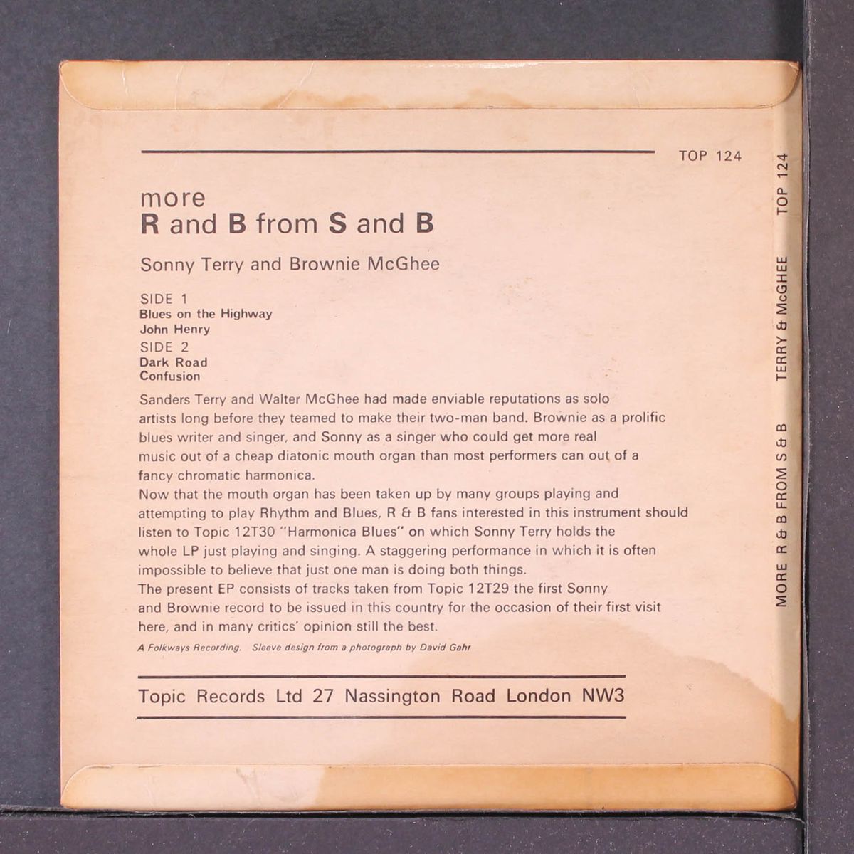 more r&b from s&b by SONNY TERRY & BROWNIE MCGHEE