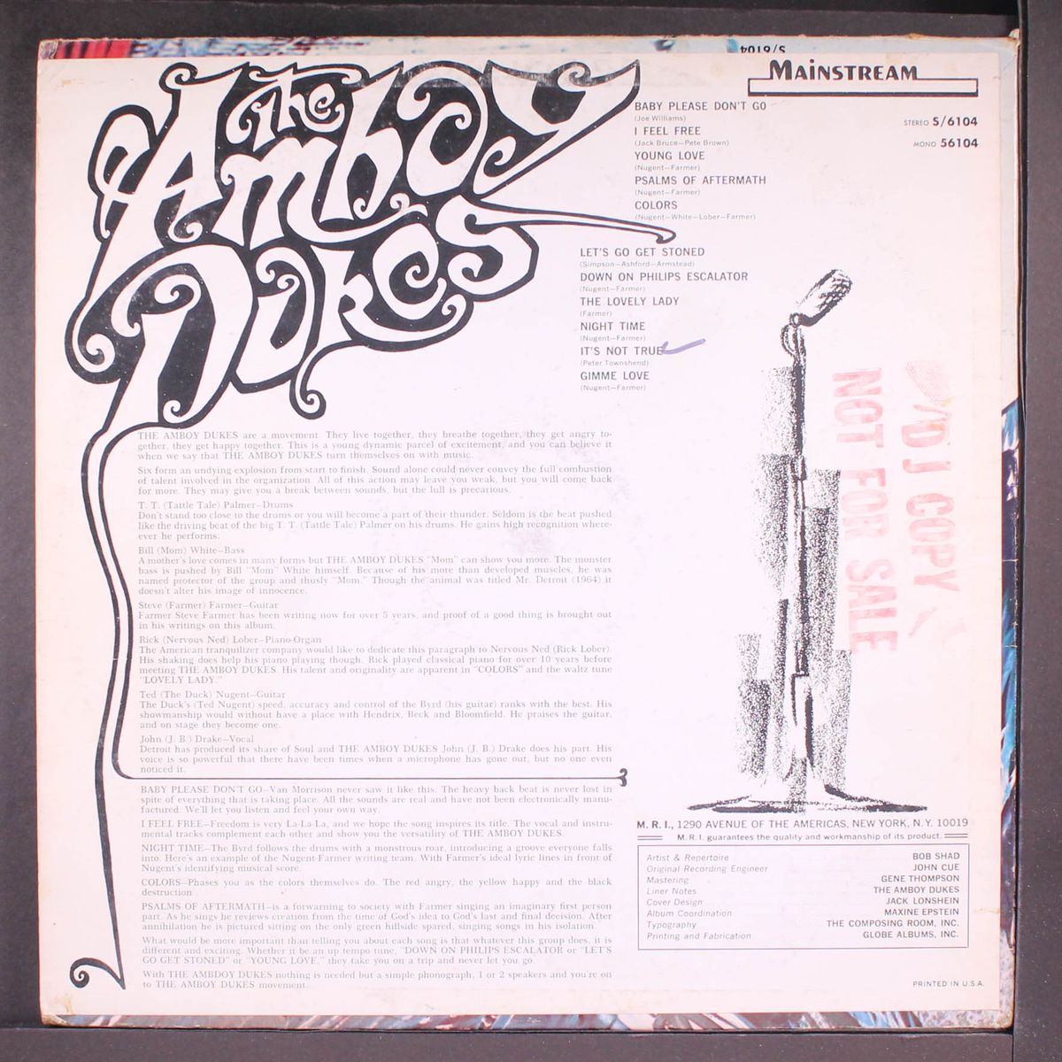 the amboy dukes by AMBOY DUKES