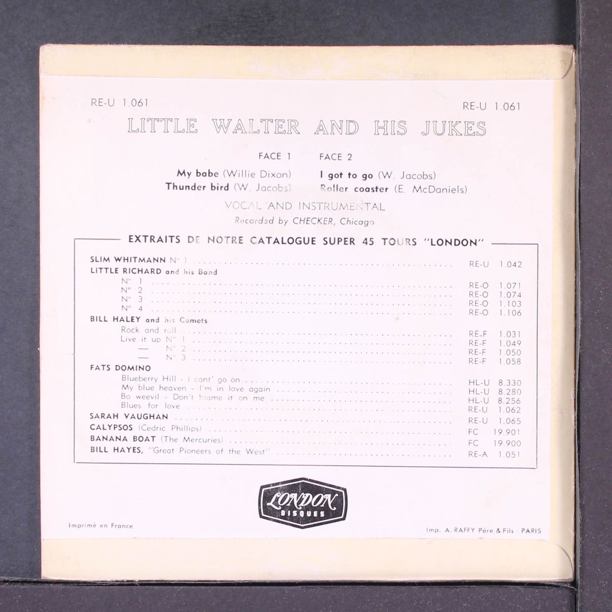 little walter and his jukes by LITTLE WALTER