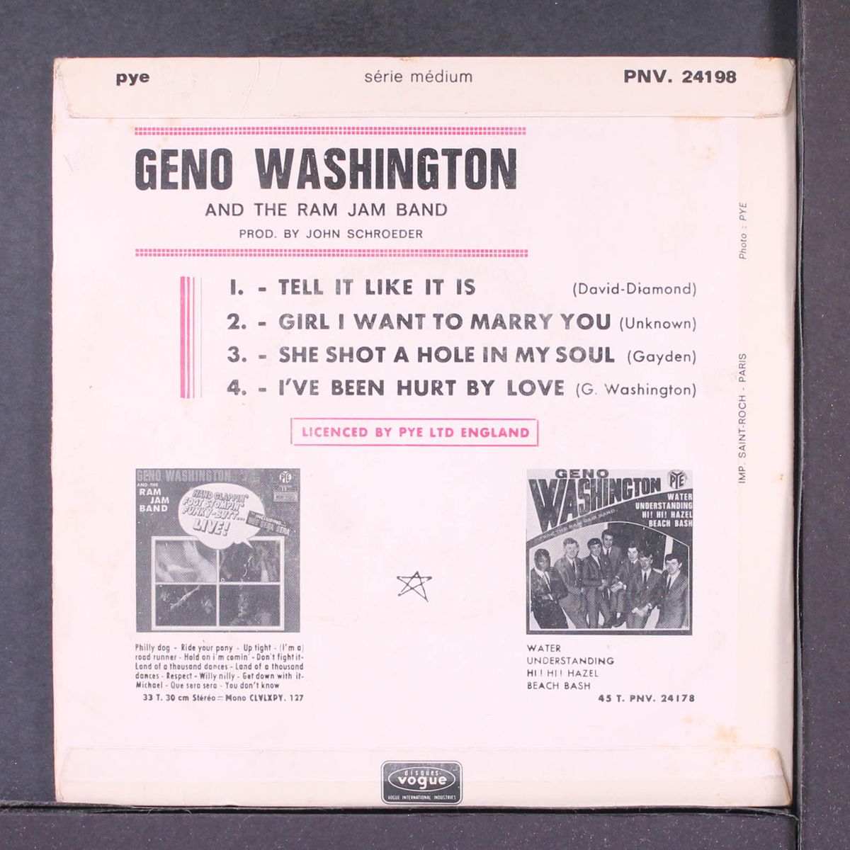 tell it like it is by GENO WASHINGTON
