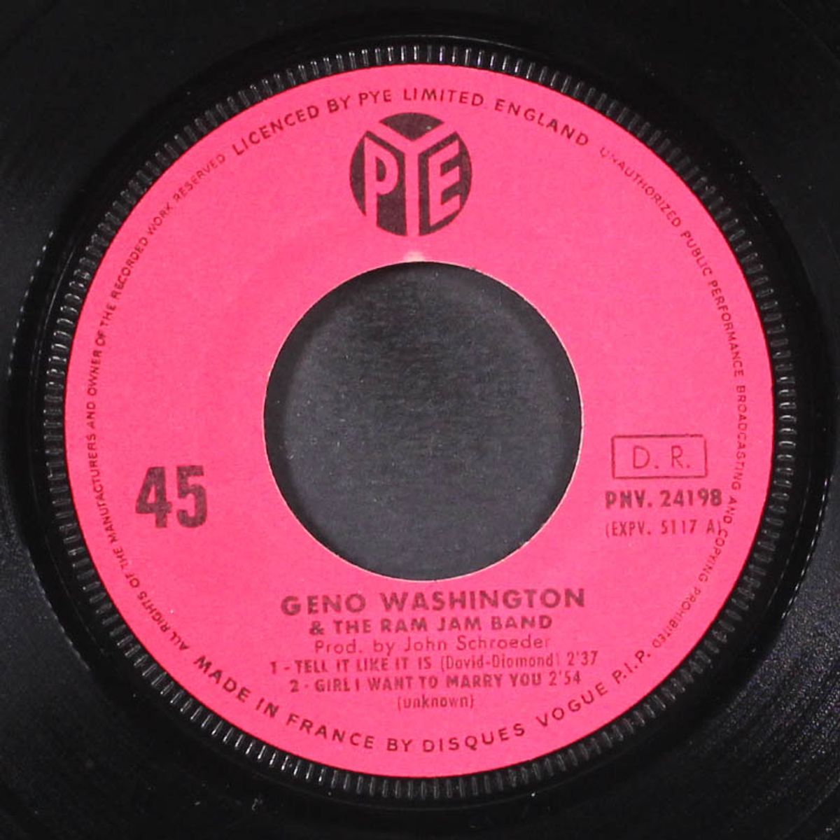 tell it like it is by GENO WASHINGTON