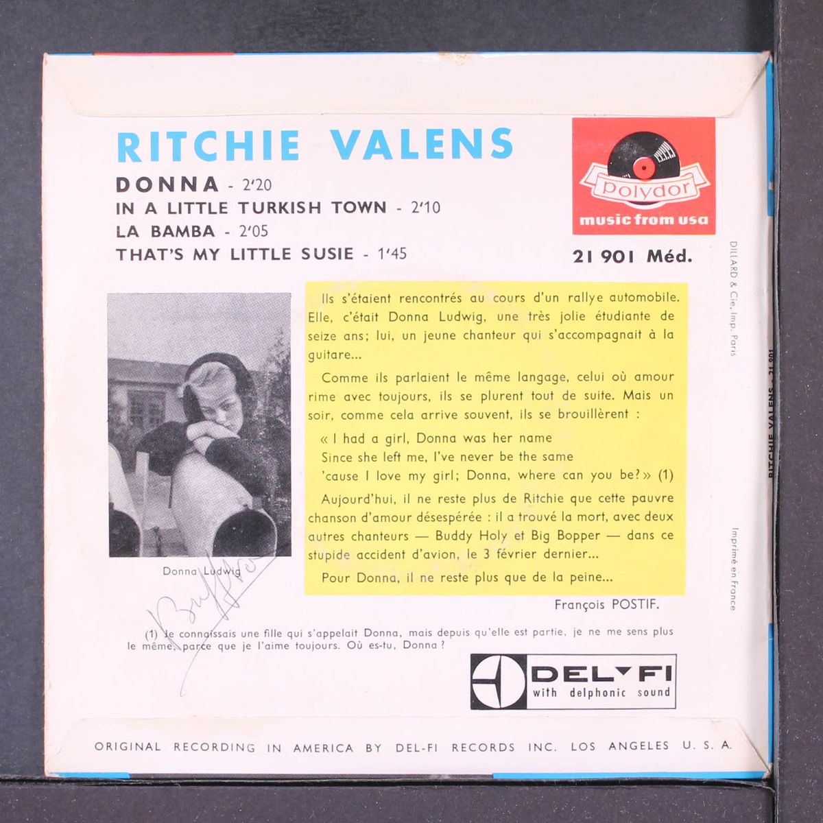 1941-1959, donna by RITCHIE VALENS