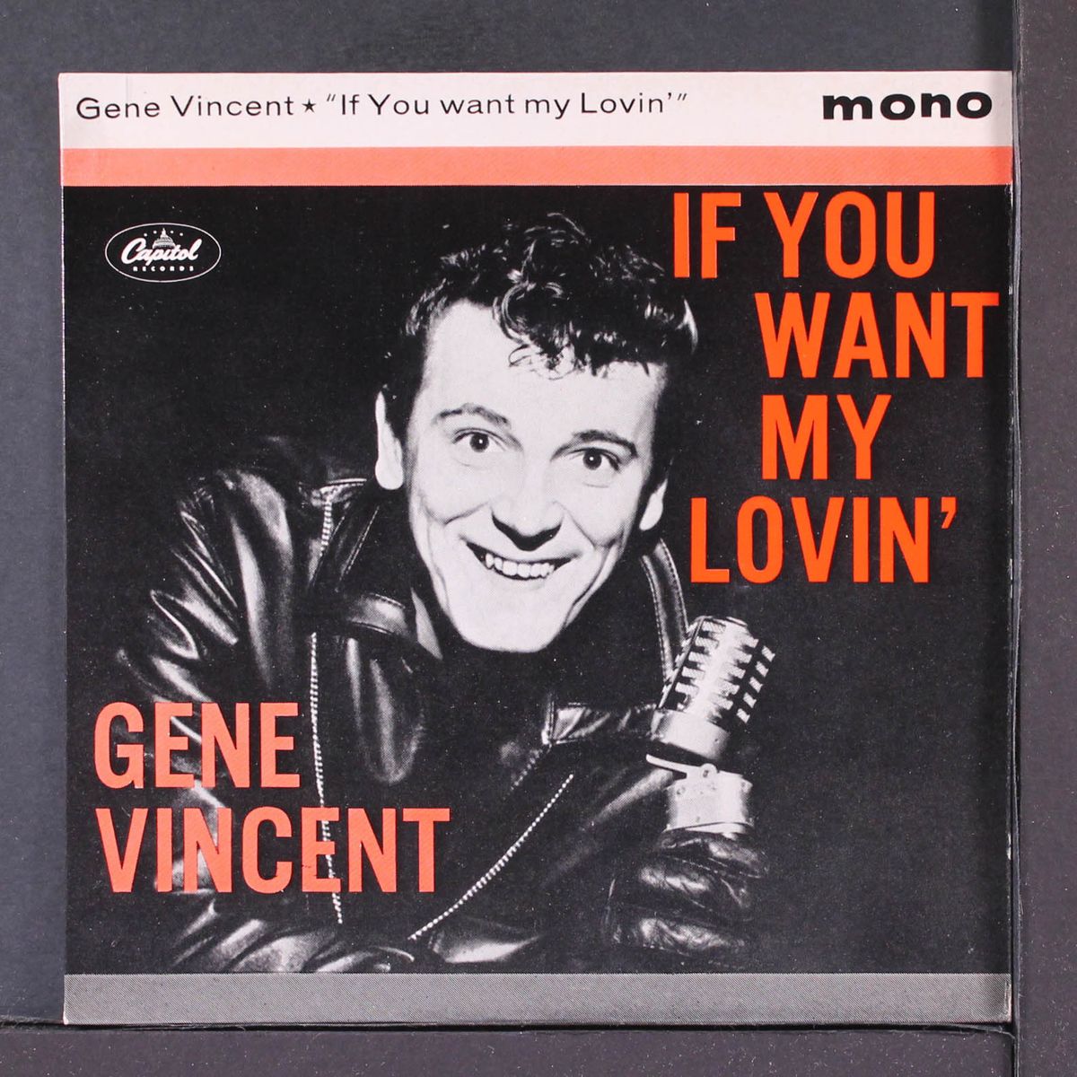 if you want my lovin' by GENE VINCENT