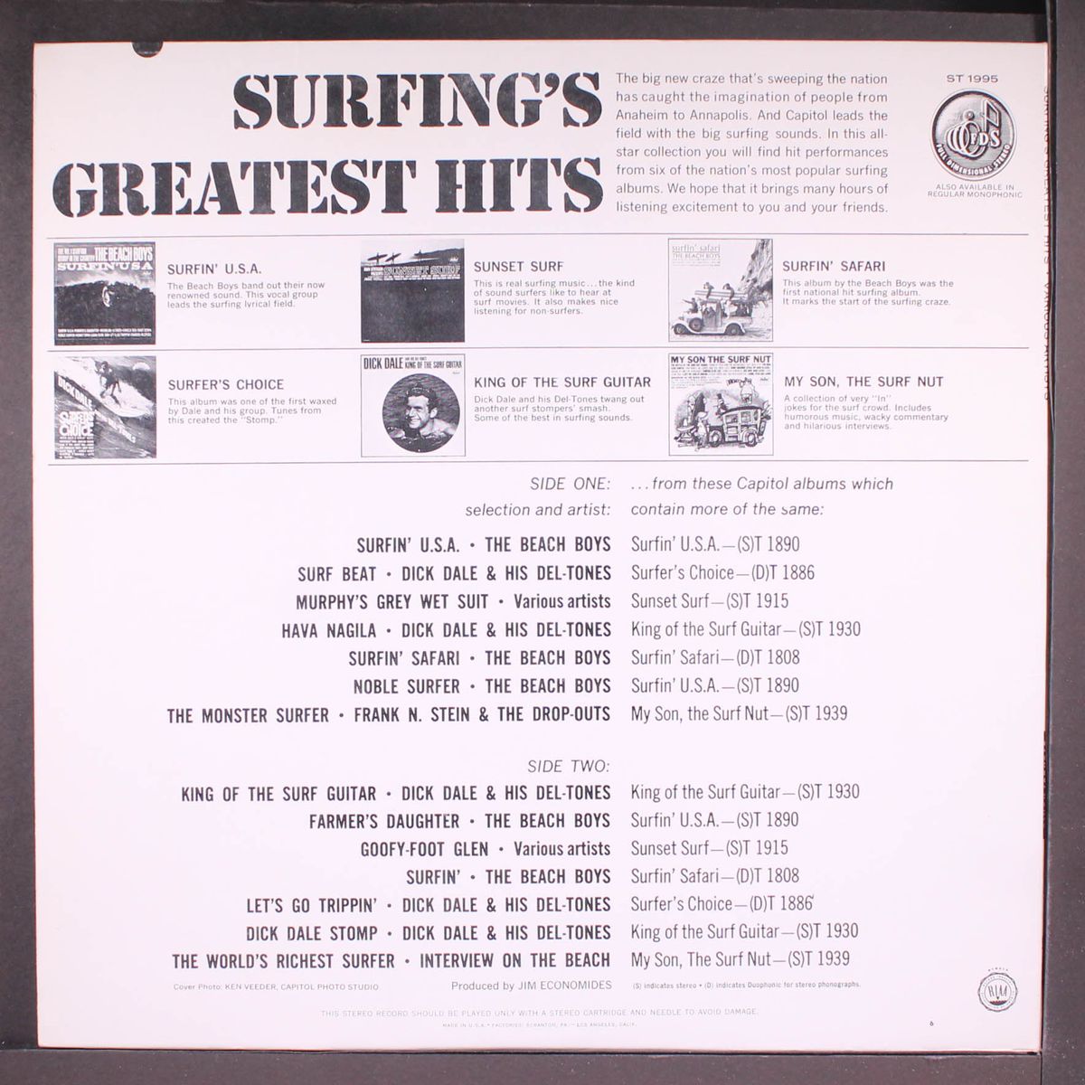 surfing's greatest hits by VARIOUS