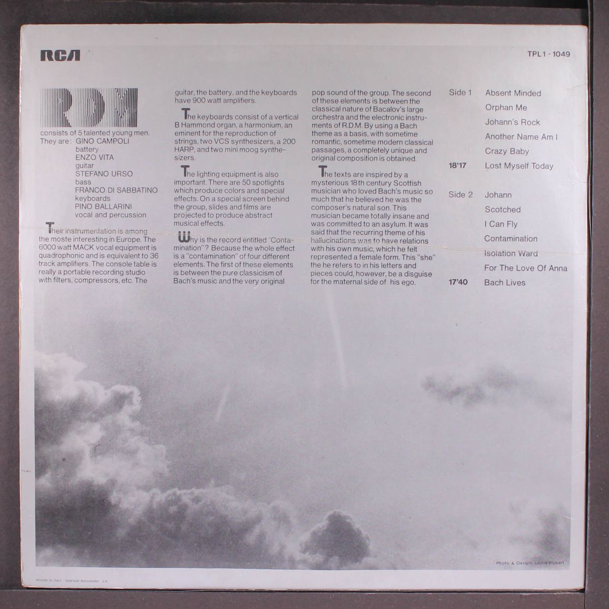 contamination by RDM