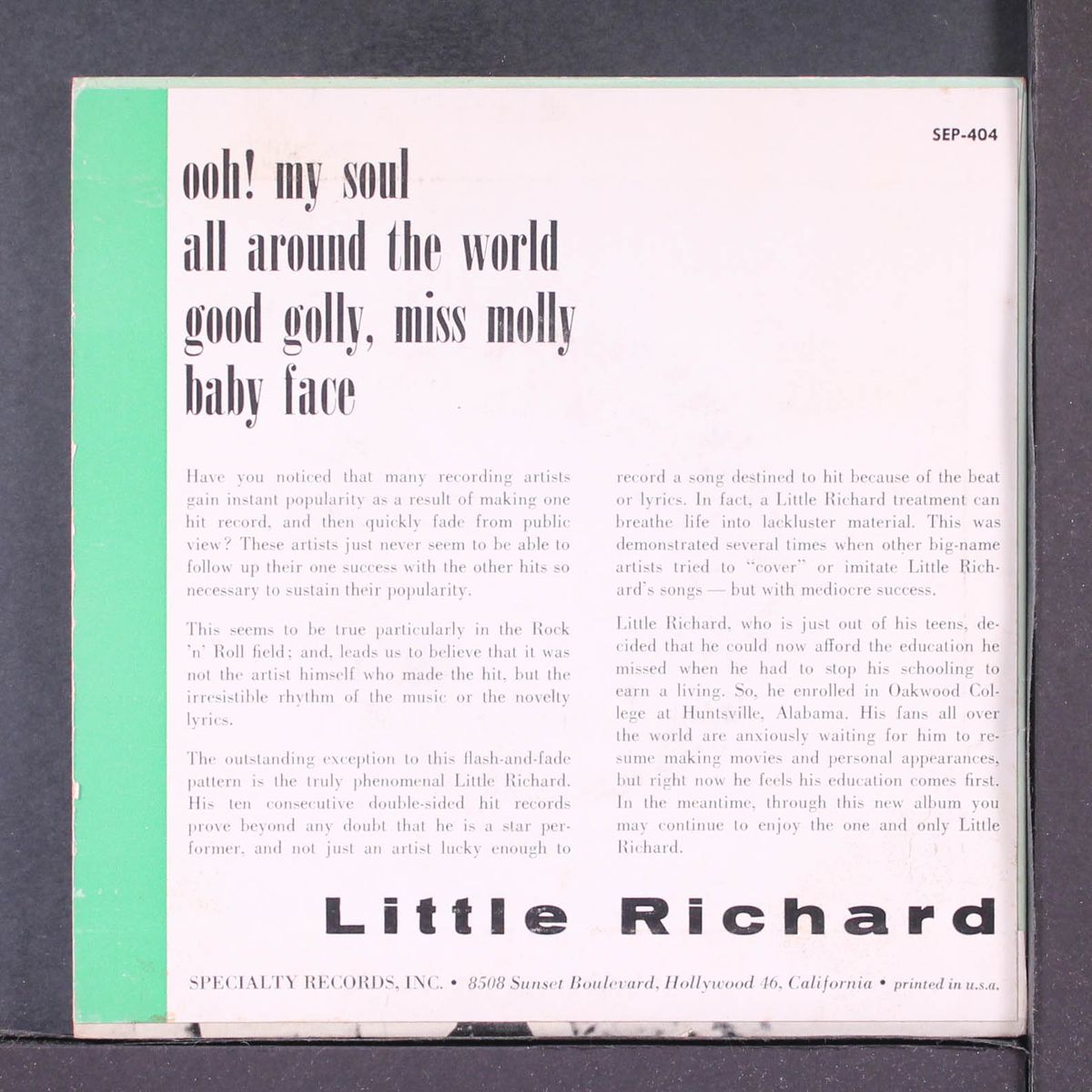 little richard by LITTLE RICHARD