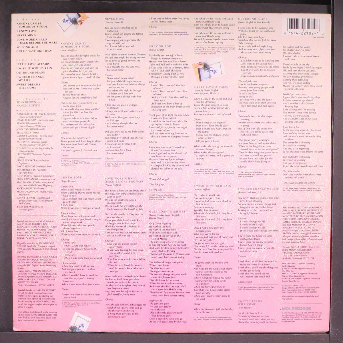 little love affairs by NANCI GRIFFITH