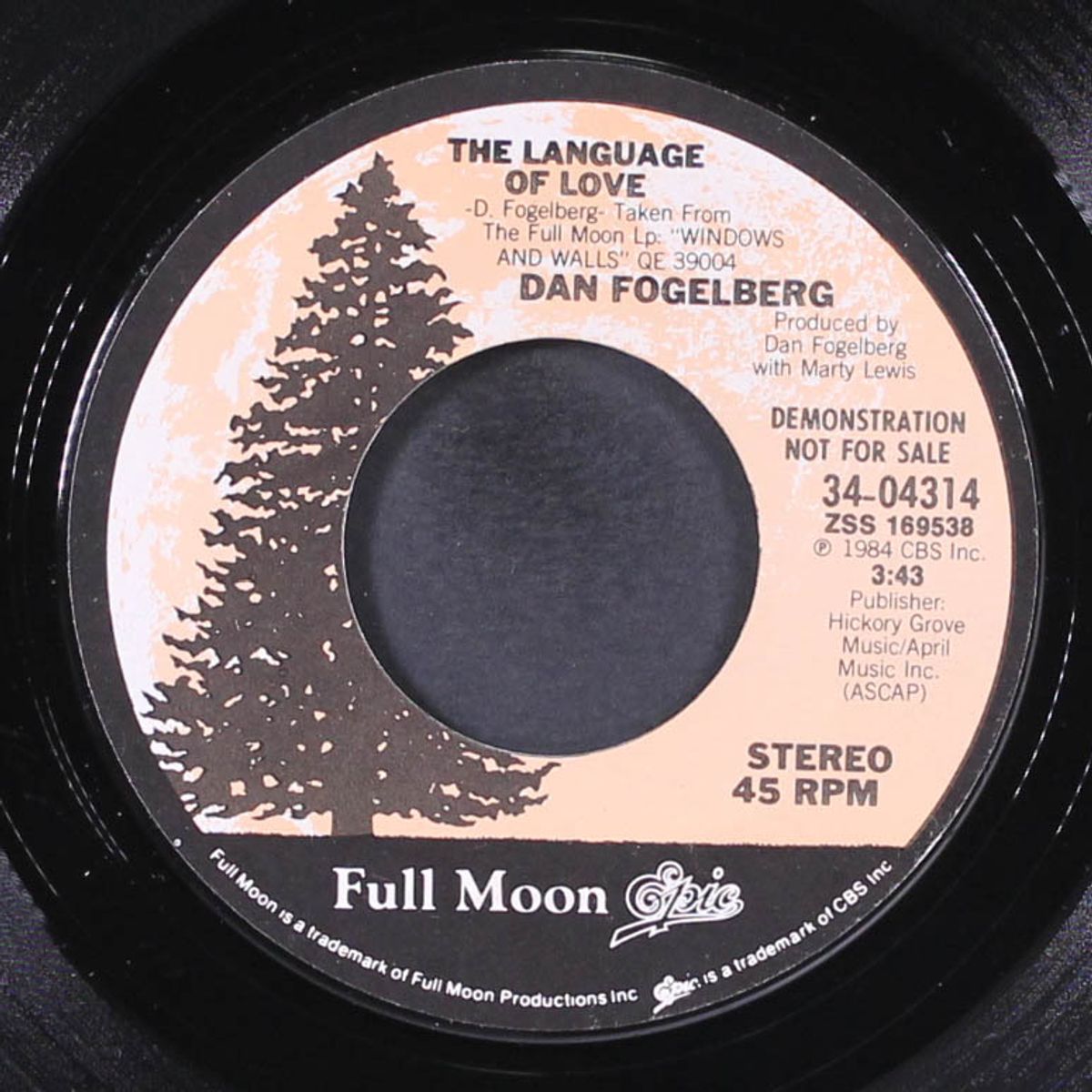 the language of love / same by DAN FOGELBERG