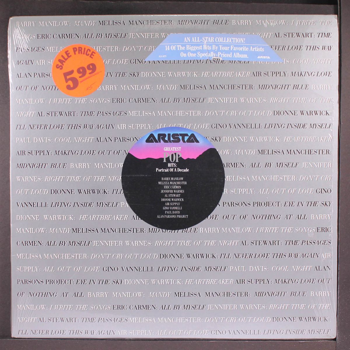 arista's greatest pop hits: portrait of a decade by VARIOUS