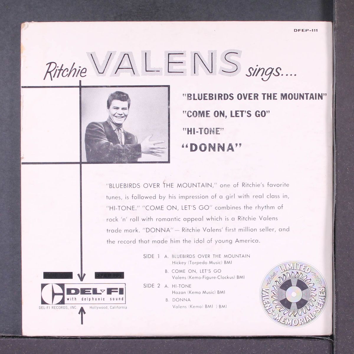 ritchie valens sings by RITCHIE VALENS