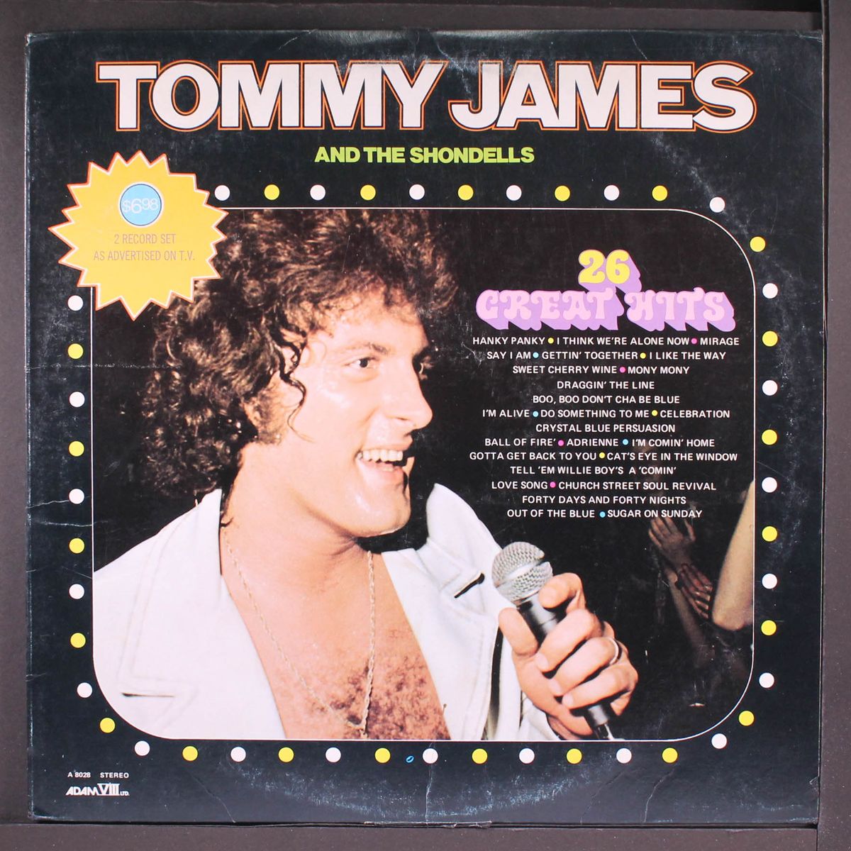 26 great hits by TOMMY JAMES & SHONDELLS