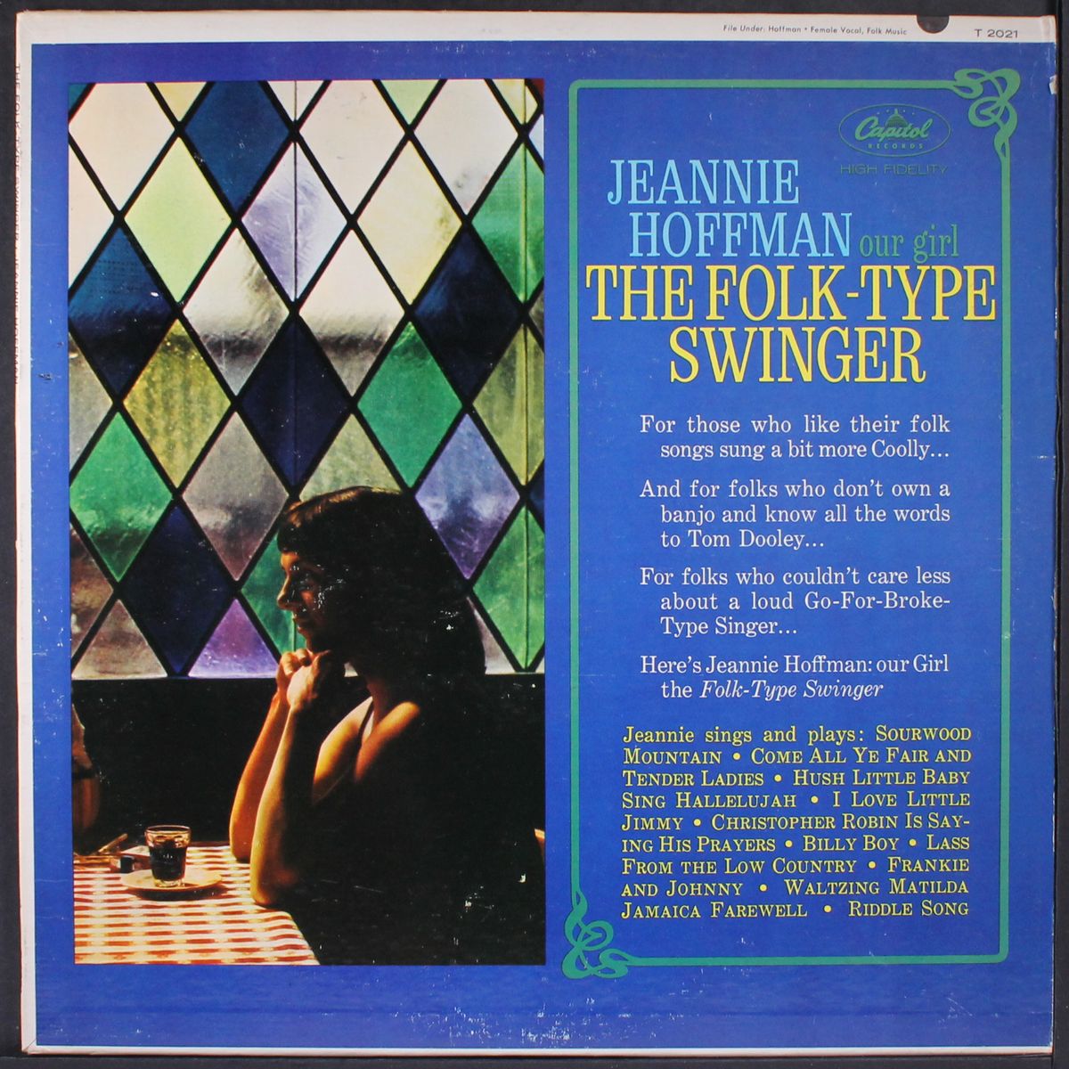 the folk-type swinger by JEANNIE HOFFMAN