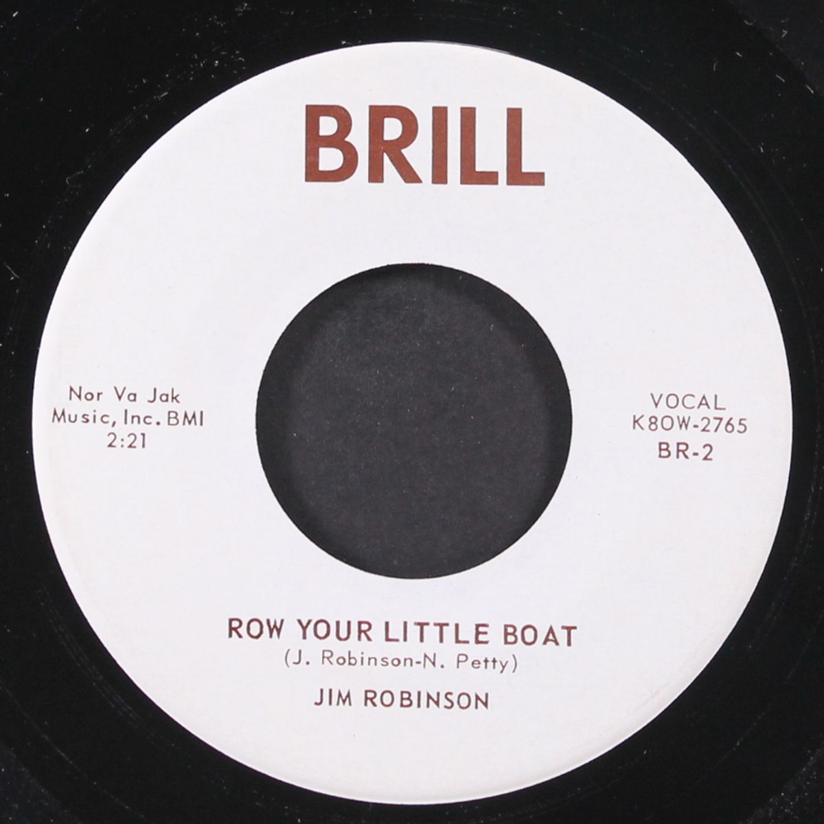 man from texas / row your little boat by JIM ROBINSON