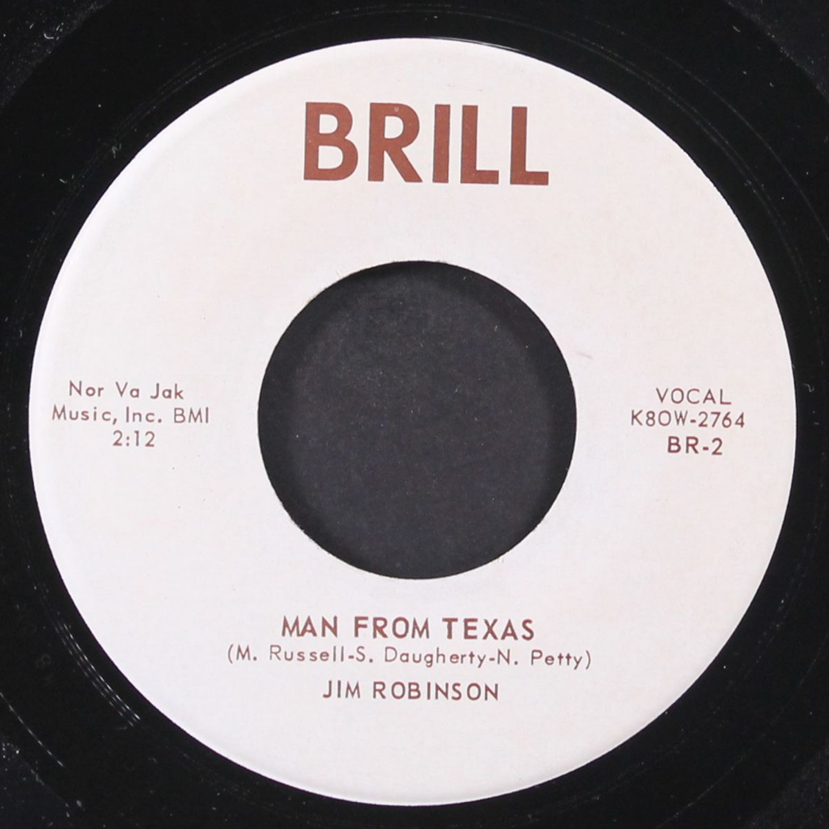 man from texas / row your little boat by JIM ROBINSON