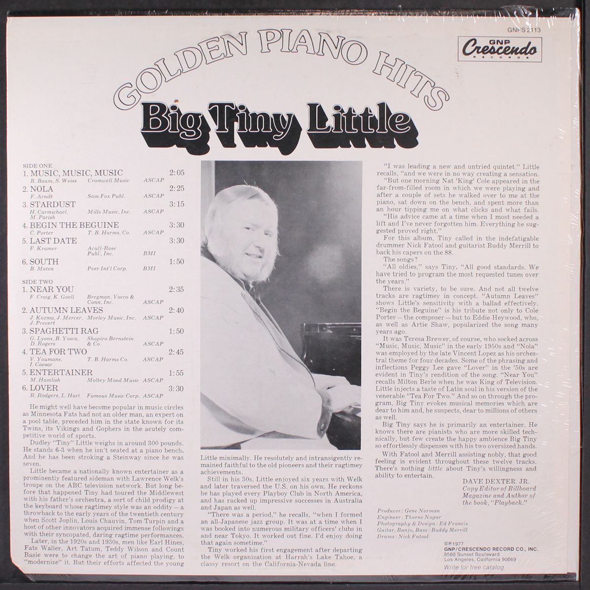 golden piano hits by BIG TINY LITTLE