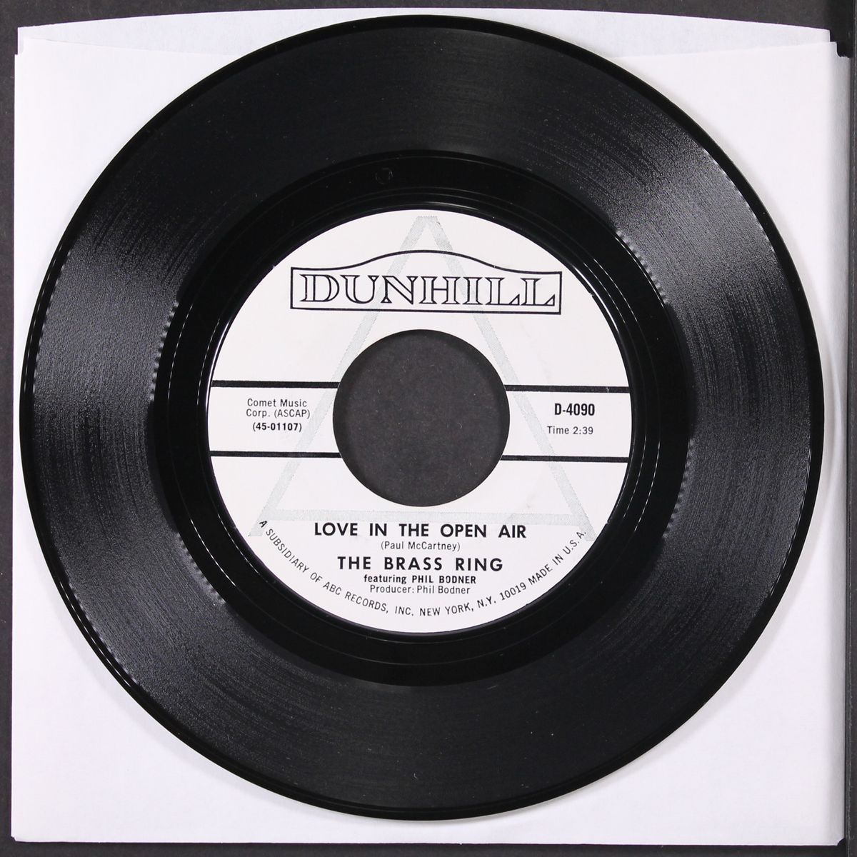 wait for me / love in the open air by BRASS RING