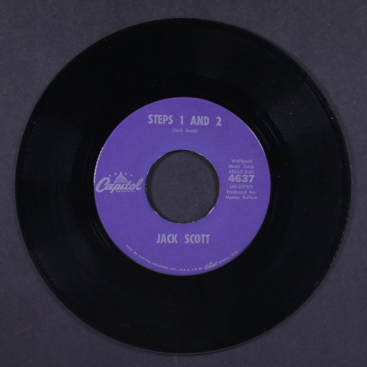one of these days / steps 1 and 2 by JACK SCOTT
