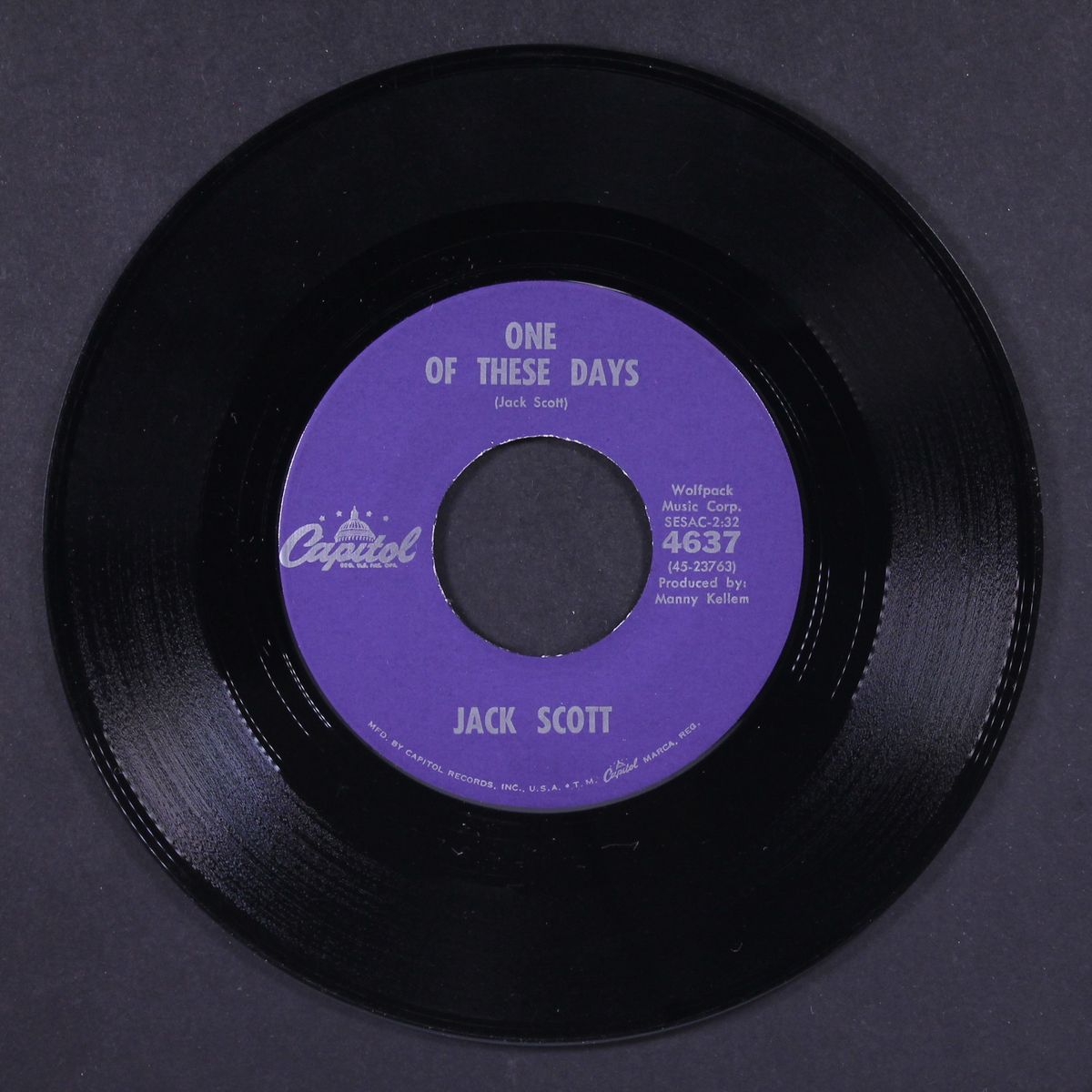 one of these days / steps 1 and 2 by JACK SCOTT