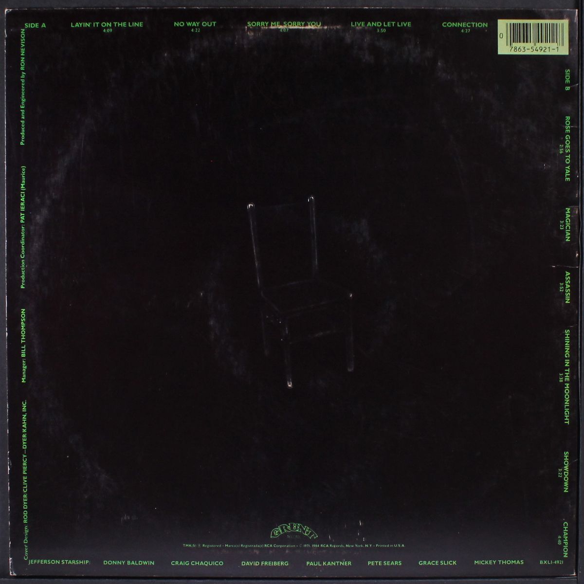nuclear furniture by JEFFERSON STARSHIP