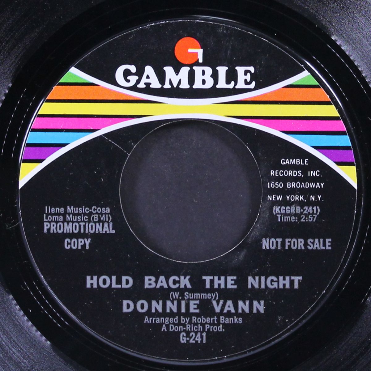 a hundred pounds of clay / hold back the night by DONNIE VANN