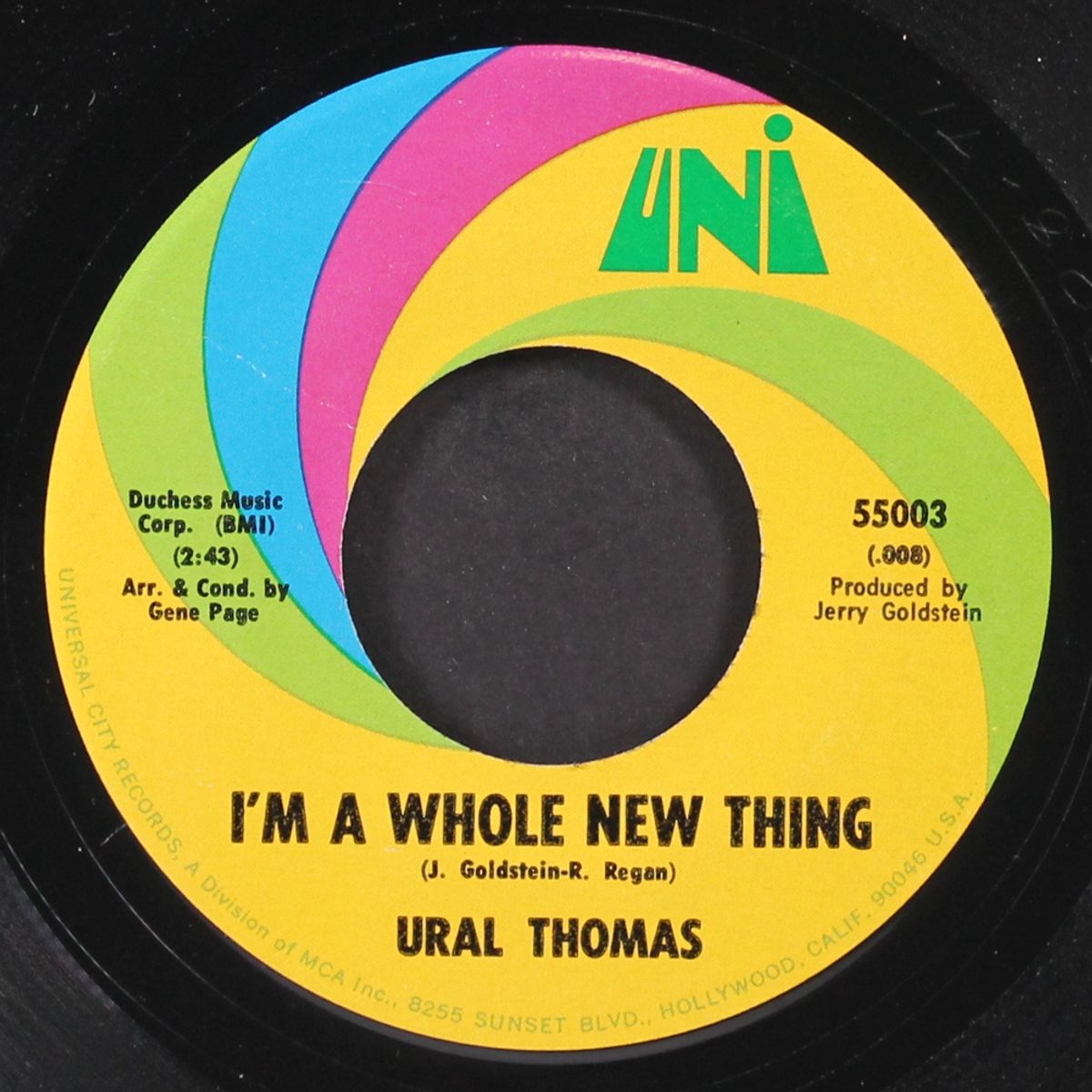 can you dig it? / i'm a whole new thing by URAL THOMAS