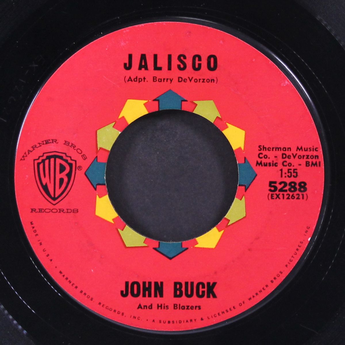 jalisco / black is the color of my true love's hair by JOHN BUCK