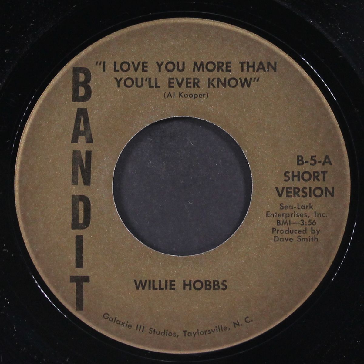 i love you more than you'll ever know / short by WILLIE HOBBS