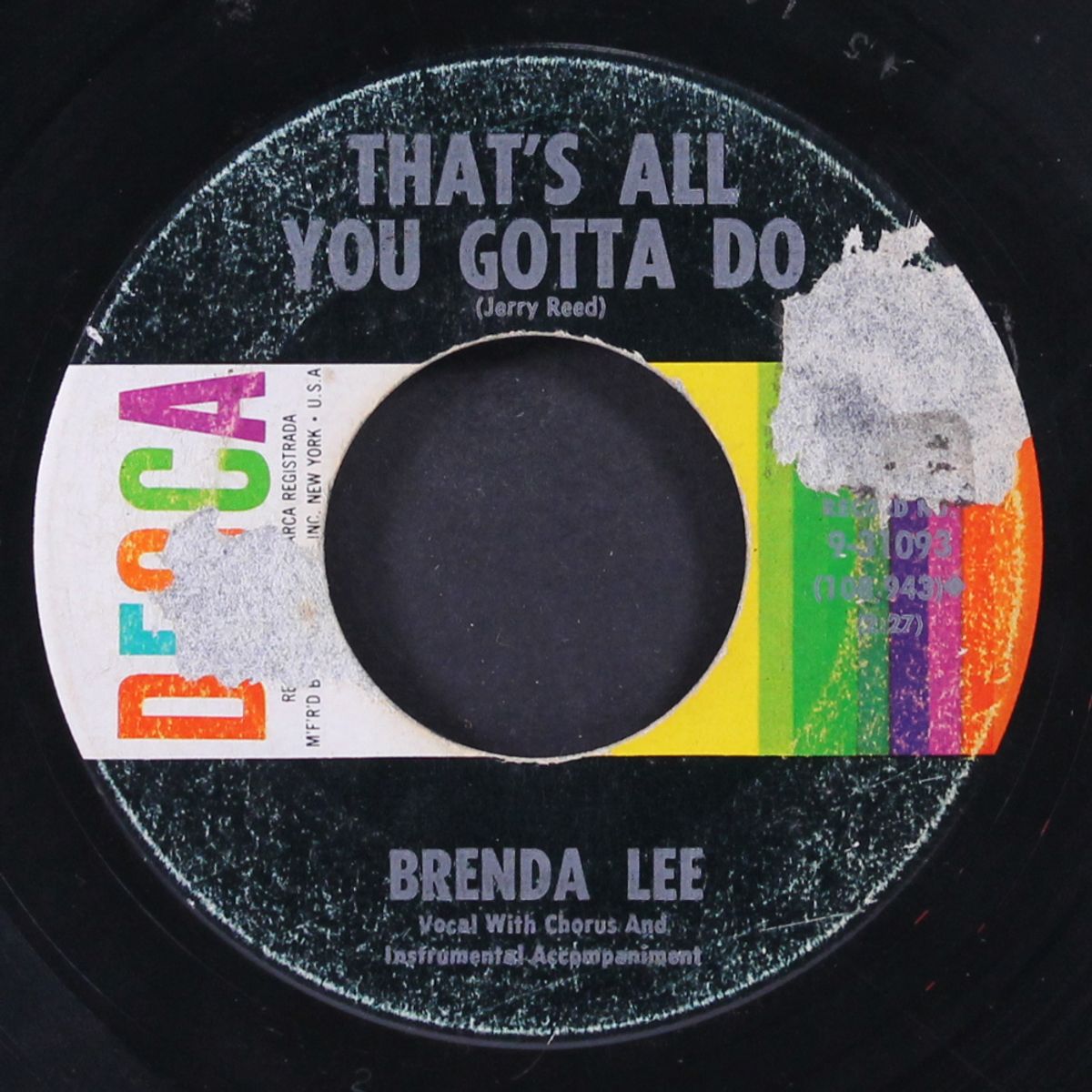 i'm sorry / that's all you gotta do by BRENDA LEE