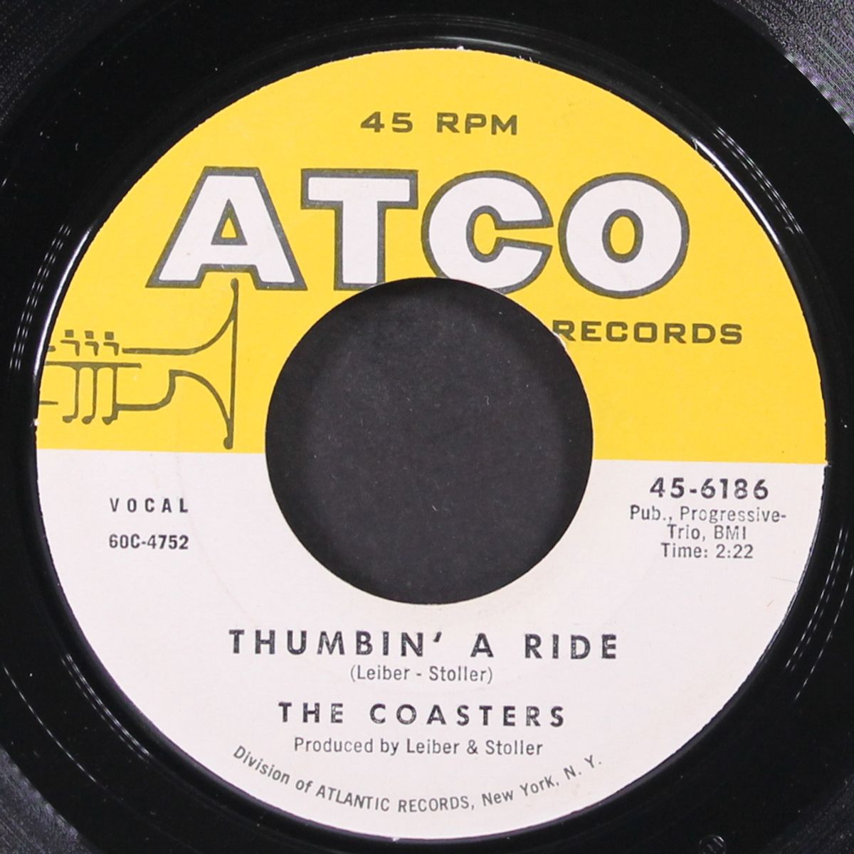 wait a minute / thumbin' a ride by COASTERS