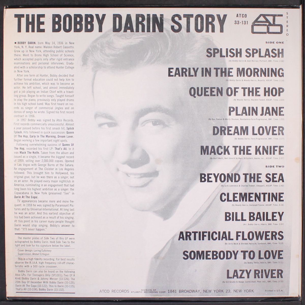 the bobby darin story by BOBBY DARIN