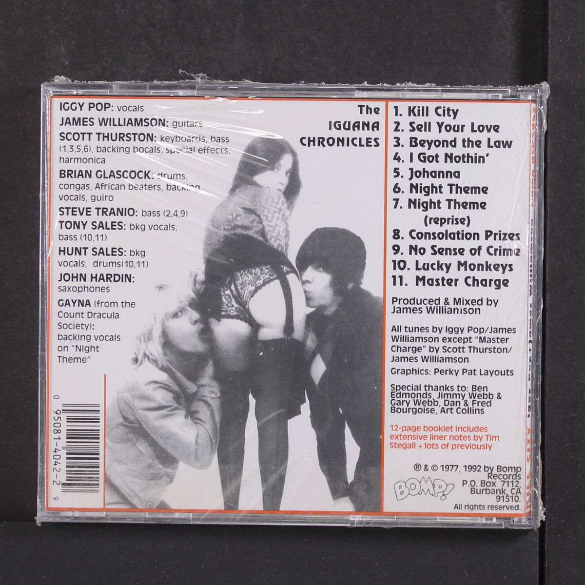 kill city by IGGY POP & JAMES WILLIAMSON