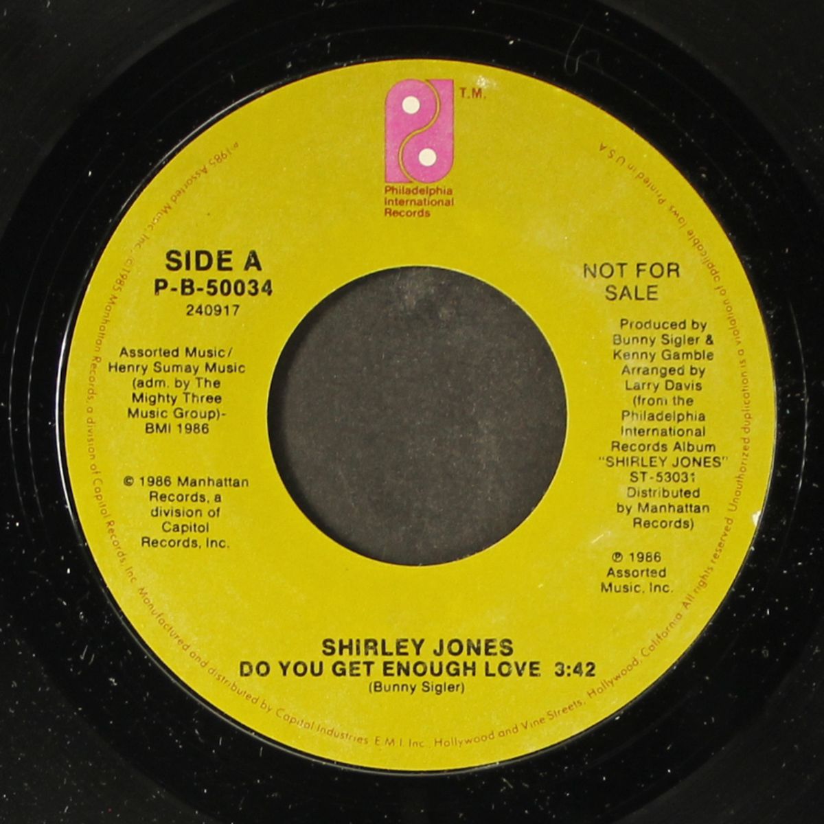 do you get enough love by SHIRLEY JONES