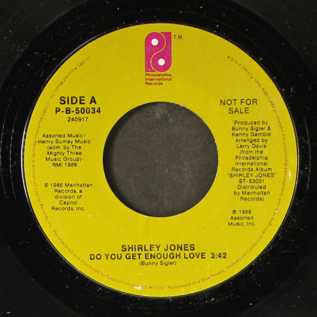 do you get enough love by SHIRLEY JONES