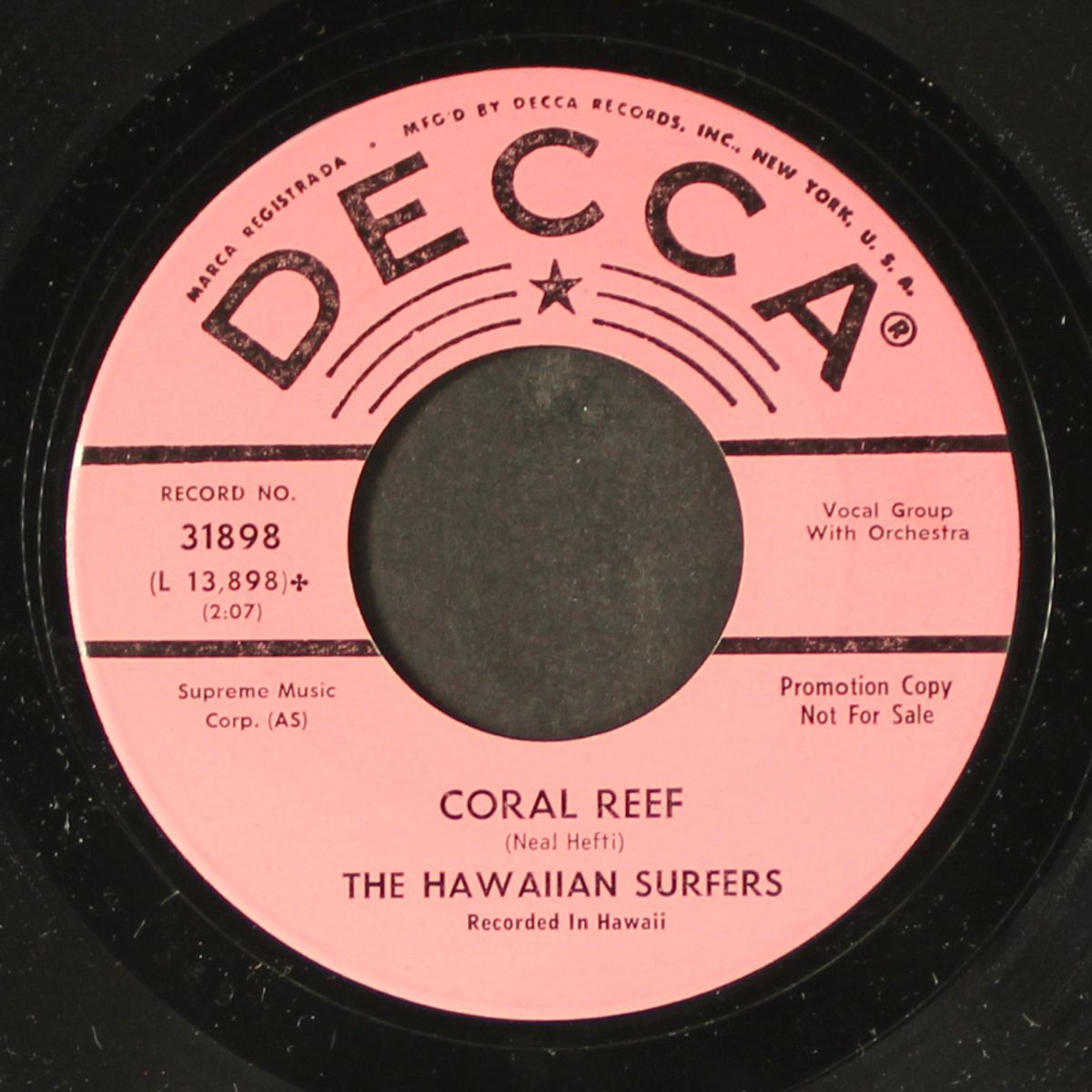 coral reef / i'll remember you by HAWAIIAN SURFERS