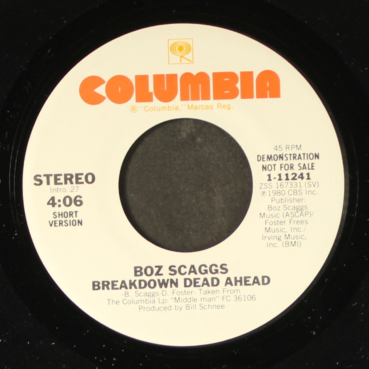 breakdown dead ahead by BOZ SCAGGS