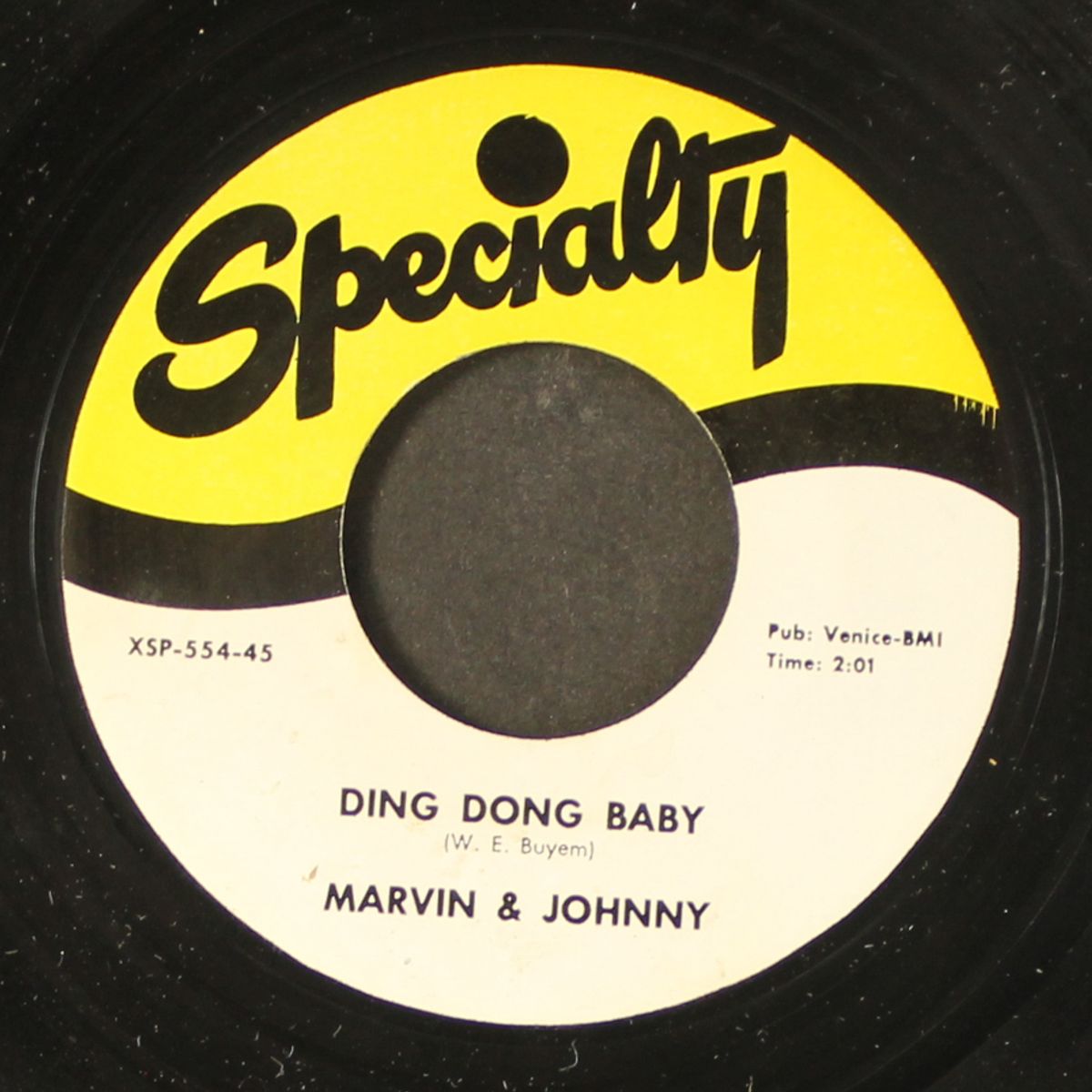 ding dong baby / mamo mamo by MARVIN & JOHNNY