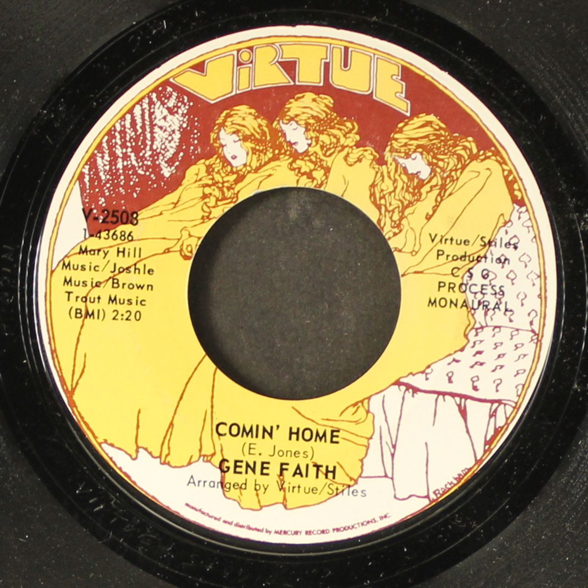 love of a woman, soul of a man / comin' home by GENE FAITH