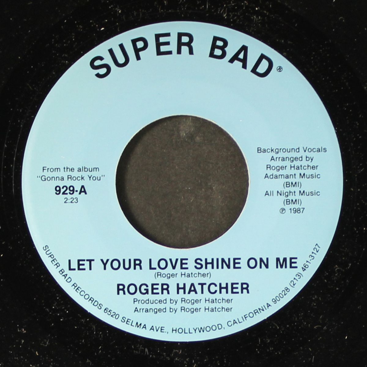 let your love shine on me by ROGER HATCHER