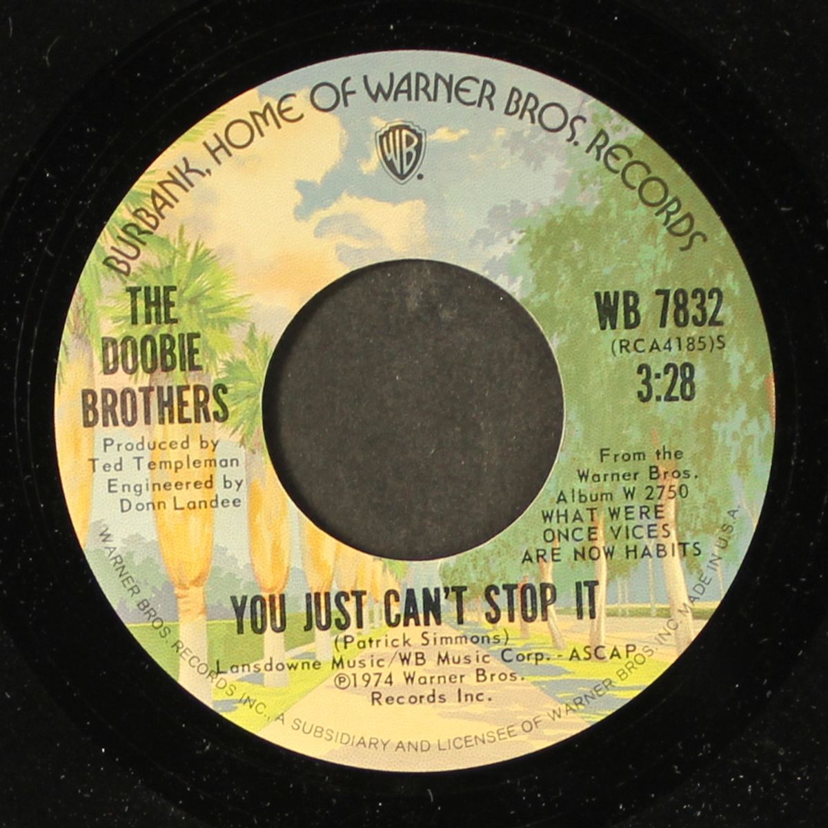 eyes of silver / you just can't stop it by DOOBIE BROTHERS